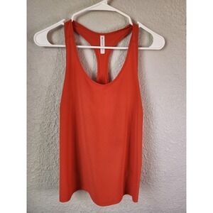 Athleta Women's Orange‎ Training Tank Top Racerback Sleeveless Athletic